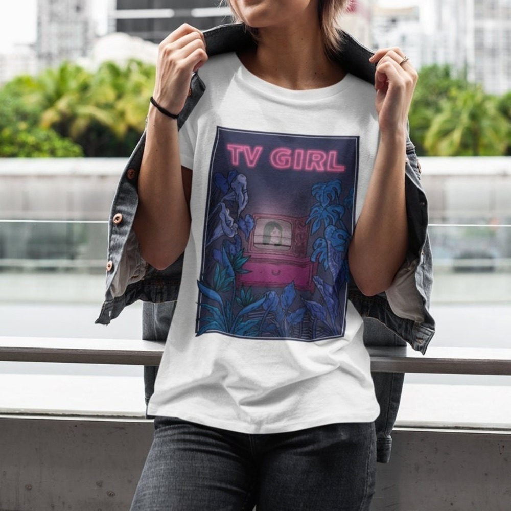 Tv Girl Unisex T-shirt - Tv Girl White Tee - Tv Girl Merchandise